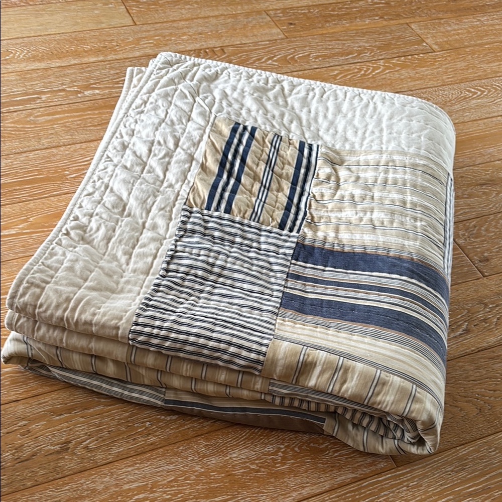 Striped Patchwork Quilt